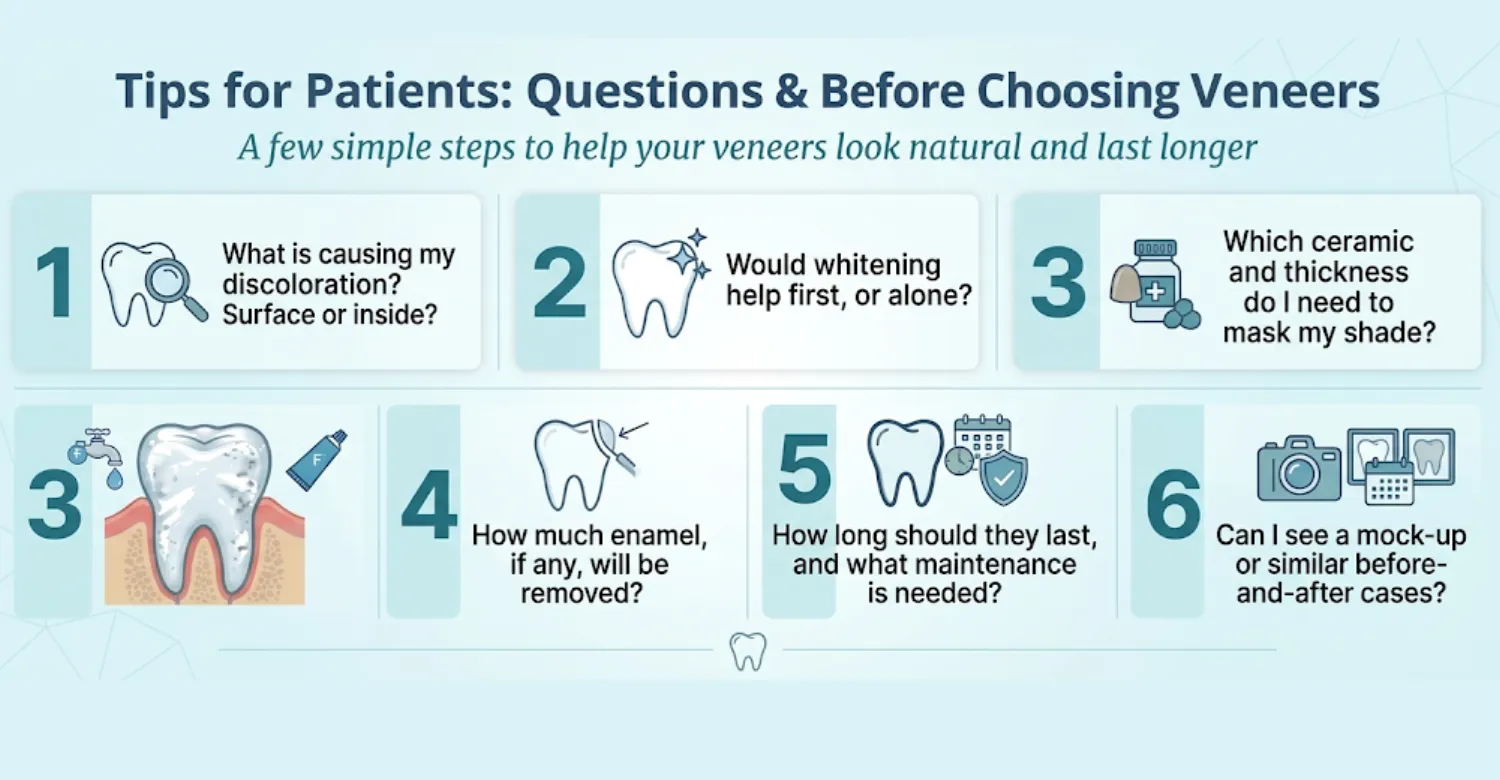 Veneers for Discolored Teeth
